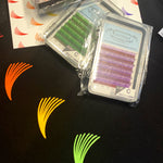 Rainbow lashes