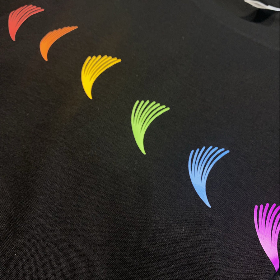 Rainbow lashes